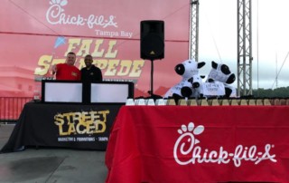 Street Laced DJ's at Chick-Fil-A event