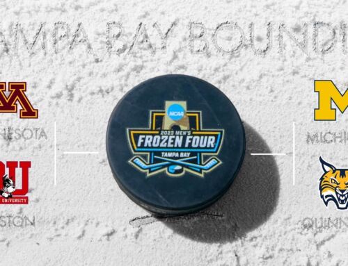 NCAA Frozen Four Ice Hockey Championship Teams With Street Laced In Tampa Bay